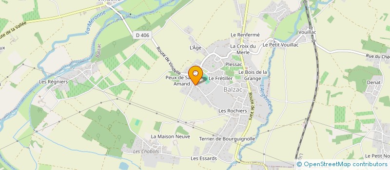 localisation de l'entreprise A2F HOME SYSTEM  BALZAC