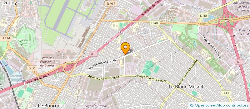 localisation de l'entreprise A2F-PRESTIGE à LE BLANC-MESNIL