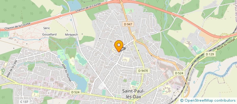 localisation de l'entreprise A2F PROPRETE à SAINT-PAUL-LES-DAX