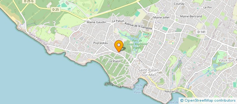 localisation de l'entreprise A2F SOLUTIONS à SAINT-PALAIS-SUR-MER