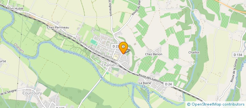 localisation de l'entreprise A2FE à CHANIERS