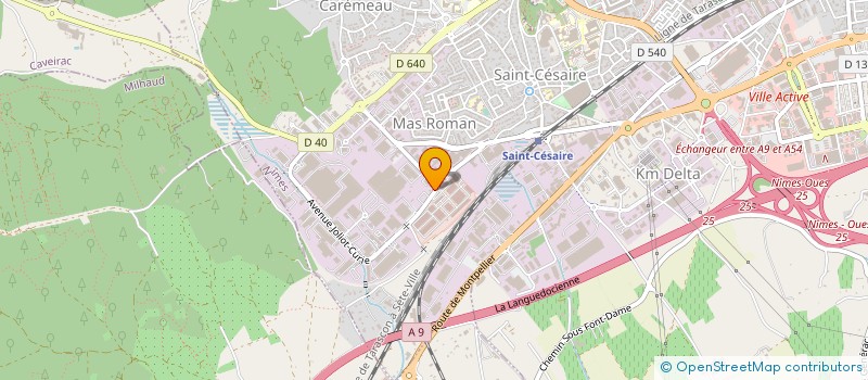 localisation de l'entreprise A2FF à NIMES