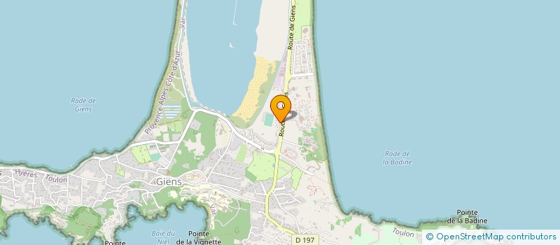 localisation de l'entreprise A2FM à HYERES