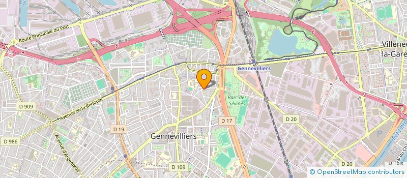 localisation de l'entreprise A2FOIS  GENNEVILLIERS