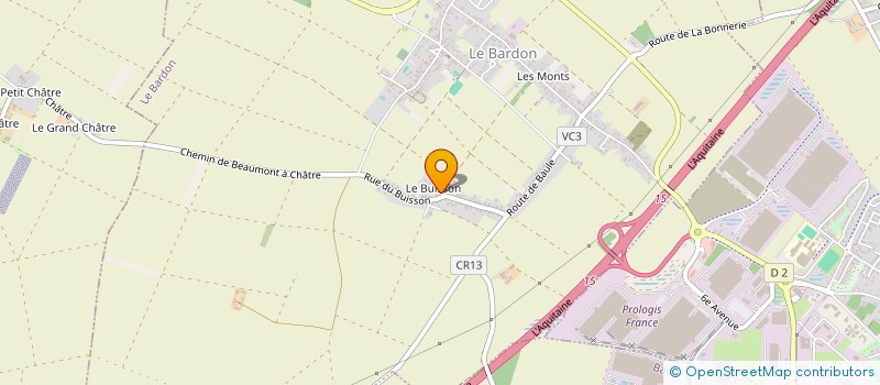 localisation de l'entreprise A2FR  LE BARDON