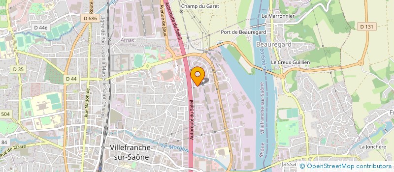 localisation de l'entreprise A2FR CONSTRUCTION à VILLEFRANCHE-SUR-SAONE