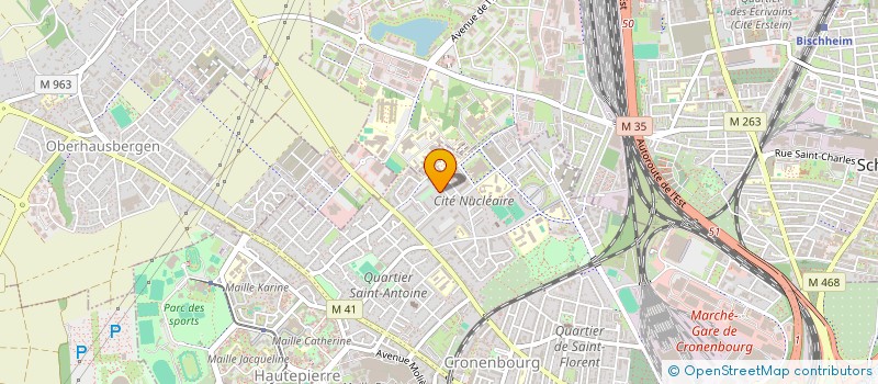 localisation de l'entreprise A2G à STRASBOURG