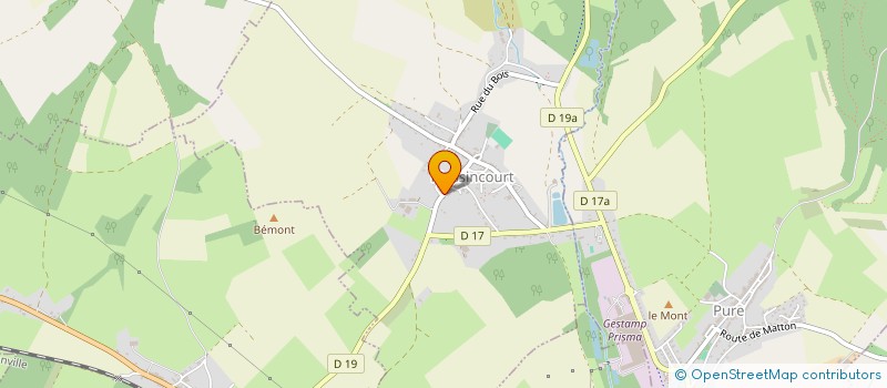 localisation de l'entreprise A2G  MESSINCOURT