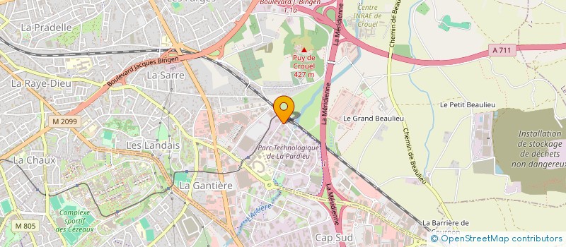 localisation de l'entreprise A2G  CLERMONT-FERRAND