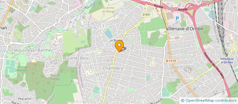 localisation de l'entreprise A2G CONCEPT  VILLENAVE-D'ORNON