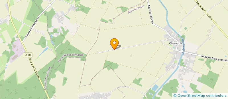localisation de l'entreprise A2G HOLDING à BOISCOMMUN