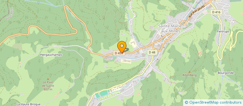 localisation de l'entreprise A2G-MO  SAINTE-MARIE-AUX-MINES