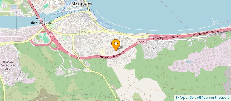 localisation de l'entreprise A2G SYSTEMES à MARTIGUES