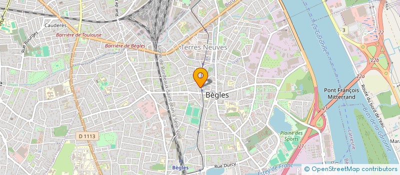 localisation de l'entreprise A2GCTL à BEGLES