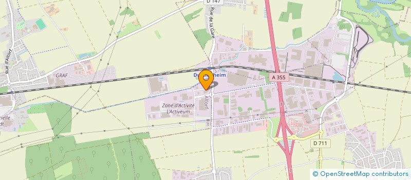 localisation de l'entreprise A2GRIP à ALTORF