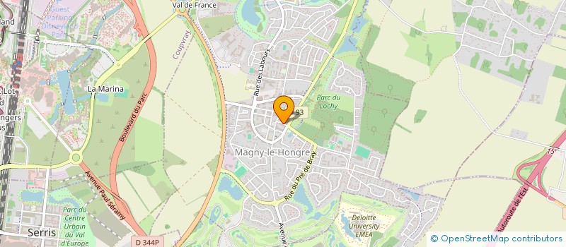 localisation de l'entreprise A2GT CONSULTING à MAGNY-LE-HONGRE