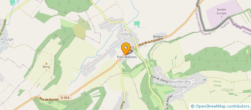 localisation de l'entreprise A2H  VILLING