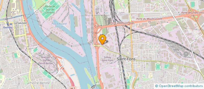 localisation de l'entreprise A2H  SAINT-FONS