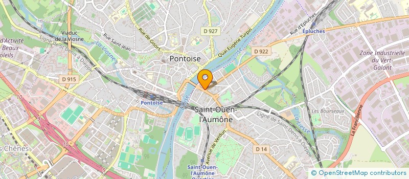 localisation de l'entreprise A2H AMELIORATION DE L'HABITAT à SAINT-OUEN-L'AUMONE