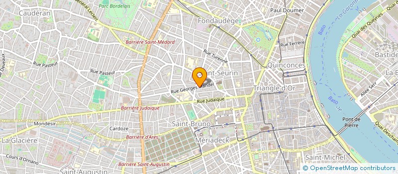 localisation de l'entreprise A2H CONSEILS  BORDEAUX