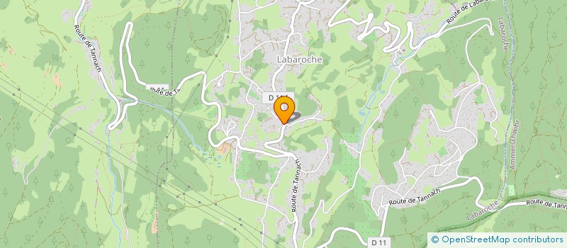 localisation de l'entreprise A2H SARL  LABAROCHE