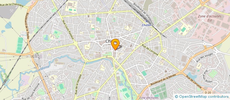 localisation de l'entreprise A2I à CHOLET