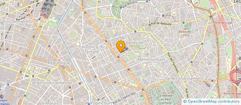 localisation de l'entreprise A2I  PARIS