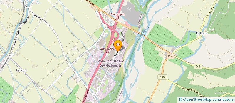 localisation de l'entreprise A2I DIDACT à MANOSQUE