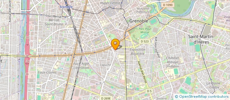 localisation de l'entreprise A2I FERMETURES  GRENOBLE