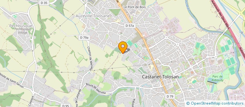localisation de l'entreprise A2I INVEST à CASTANET-TOLOSAN