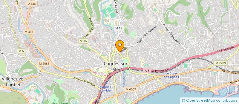 localisation de l'entreprise A2I KHALDOUN à CAGNES-SUR-MER