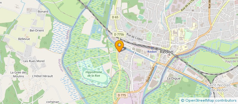 localisation de l'entreprise A2I SOLUTIONS à REDON