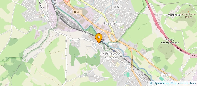 localisation de l'entreprise A2ICONCEPT à SAINT-ETIENNE-AU-MONT