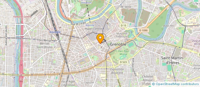 localisation de l'entreprise A2J à GRENOBLE