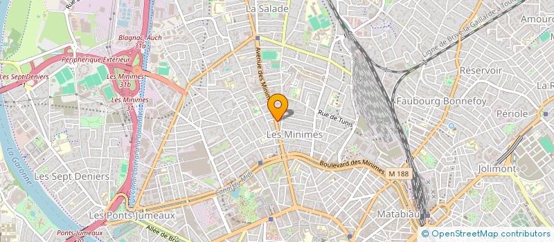 localisation de l'entreprise A2J à TOULOUSE