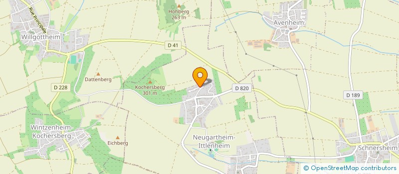 localisation de l'entreprise A2J  NEUGARTHEIM-ITTLENHEIM