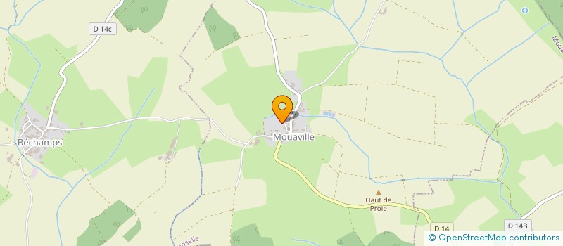 localisation de l'entreprise A2J  MOUAVILLE