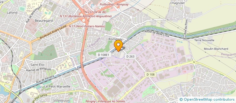 localisation de l'entreprise A2J COMPOSITES à PERIGNY