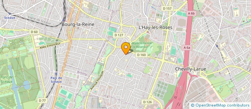 localisation de l'entreprise A2J CONSULTING  L'HAY-LES-ROSES