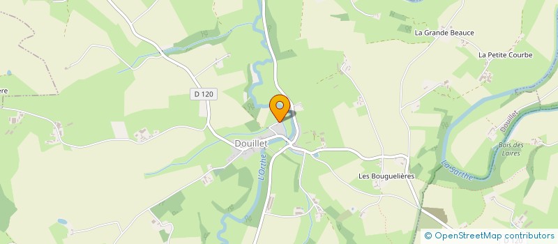 localisation de l'entreprise A2J HABITAT  DOUILLET