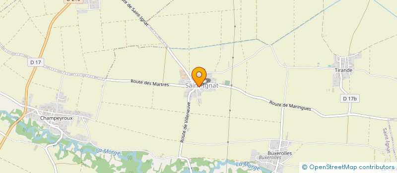 localisation de l'entreprise A2J ISOLATIONS à SAINT-IGNAT
