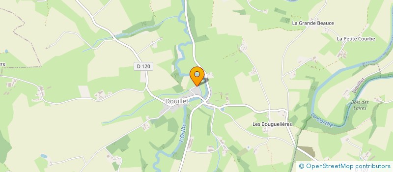 localisation de l'entreprise A2J MACONNERIE  DOUILLET