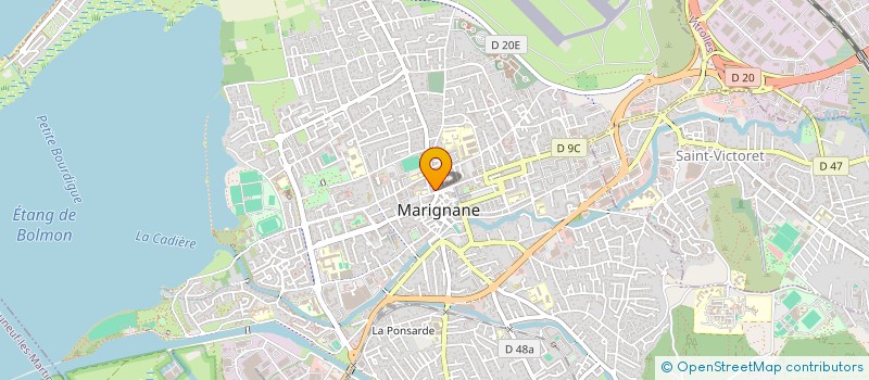 localisation de l'entreprise A2J MEDITERRANEE à MARIGNANE