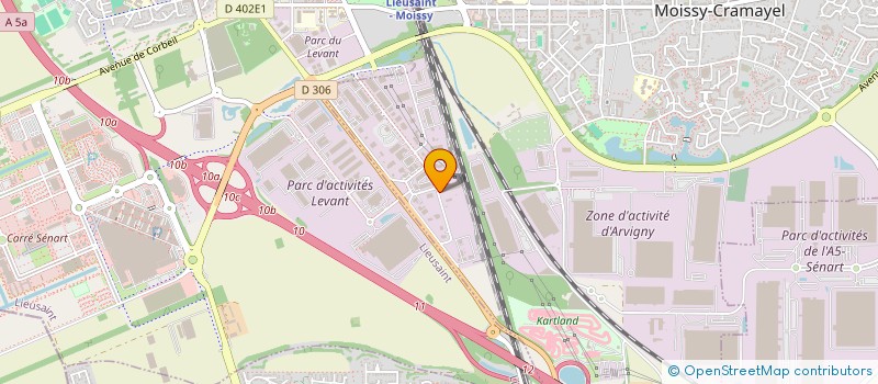 localisation de l'entreprise A2J SOLUTIONS  MOISSY-CRAMAYEL