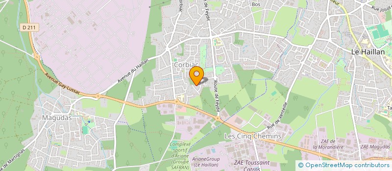 localisation de l'entreprise A2JM  SAINT-MEDARD-EN-JALLES