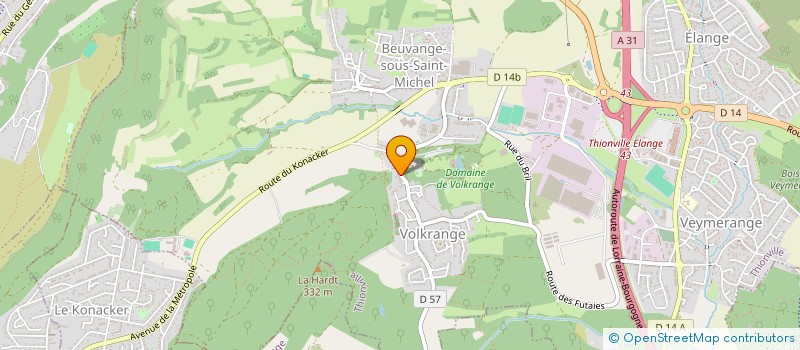 localisation de l'entreprise A2JS à THIONVILLE