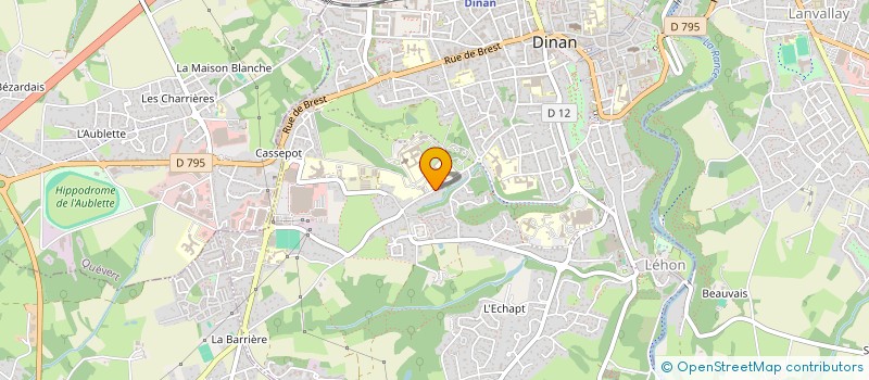 localisation de l'entreprise A2JV  DINAN