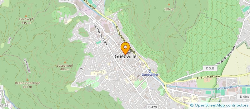 localisation de l'entreprise A2K à GUEBWILLER