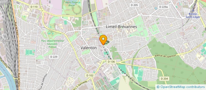 localisation de l'entreprise A2K FIBRE  LIMEIL-BREVANNES