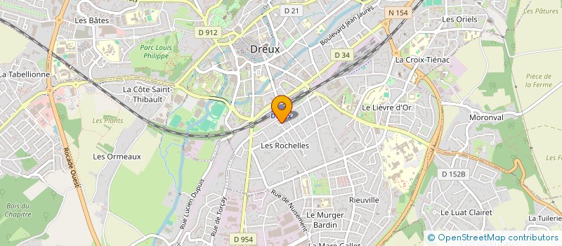 localisation de l'entreprise A2K FINANCES ET GESTION  DREUX